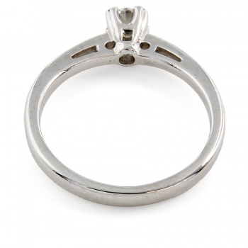 Platinum Leo Diamond 26pt Ring Size M